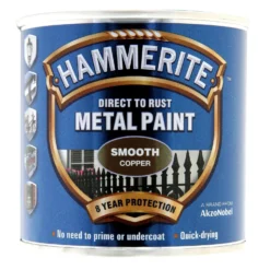 Hammerite Copper - Exterior Smooth Metal Paint - 250ml