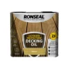 Ronseal Ultimate Protection Decking Oil Natural - 2.5L -Wood Care Store 12804219 5714946165072166