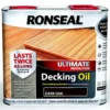 Ronseal Ultimate Protection Decking Oil Dark Oak - 2.5L -Wood Care Store 12804224 5044866125589495