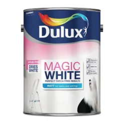 Dulux Magic Matt Emulsion Paint Pure Brilliant White - 5L 11 Dulux Magic Matt Emulsion Paint Pure Brilliant White - 5L -Wood Care Store 12804373 1874833221179413