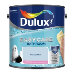 Dulux Easycare Bathroom Mineral Mist Blue - Soft Sheen Paint - 2.5L 12 Dulux Easycare Bathroom Mineral Mist Blue - Soft Sheen Paint - 2.5L -Wood Care Store 12804562 6714833204129057