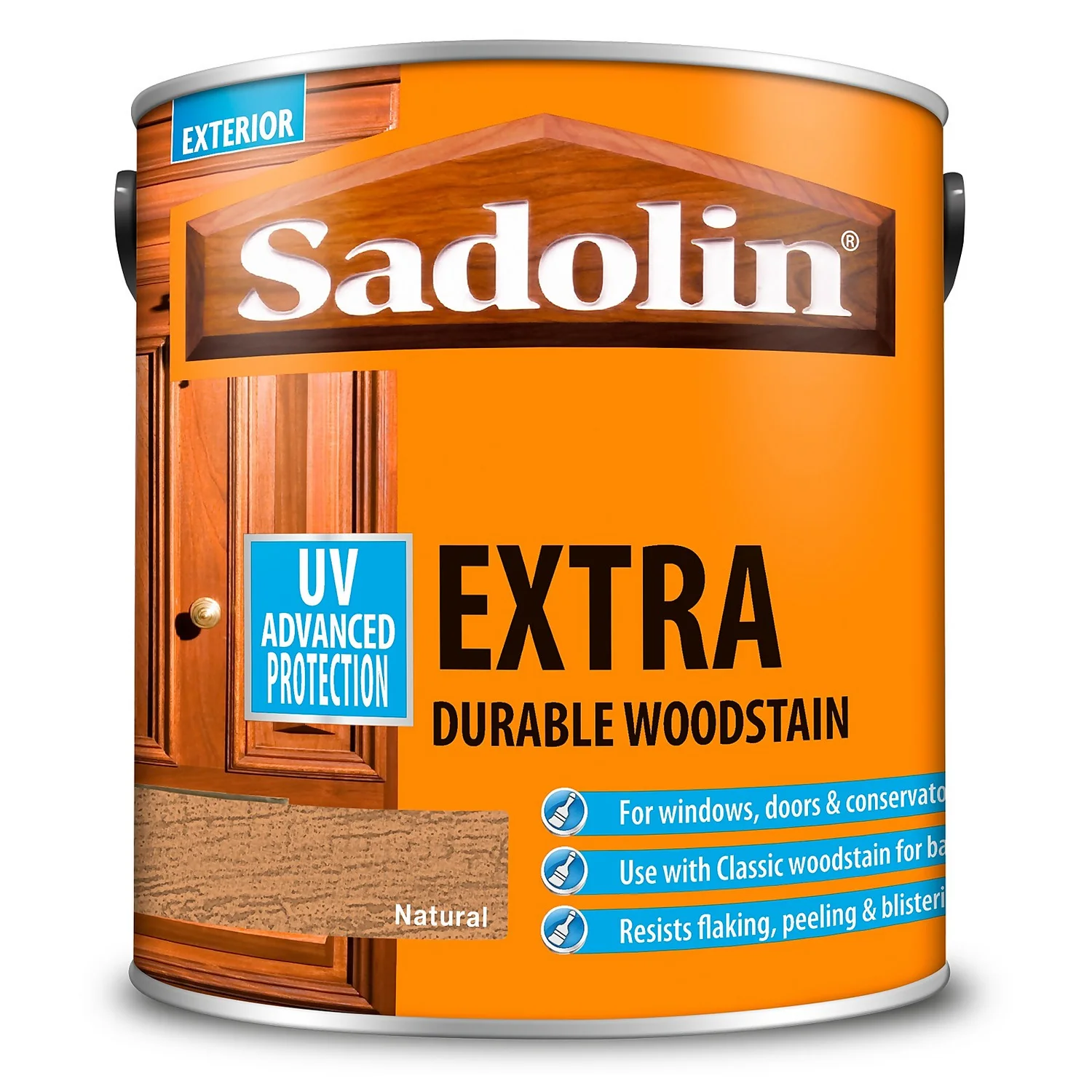 Sadolin Extra Durable Woodstain Natural - 2.5L 8 Sadolin Extra Durable Woodstain Natural - 2.5L - Image 6
