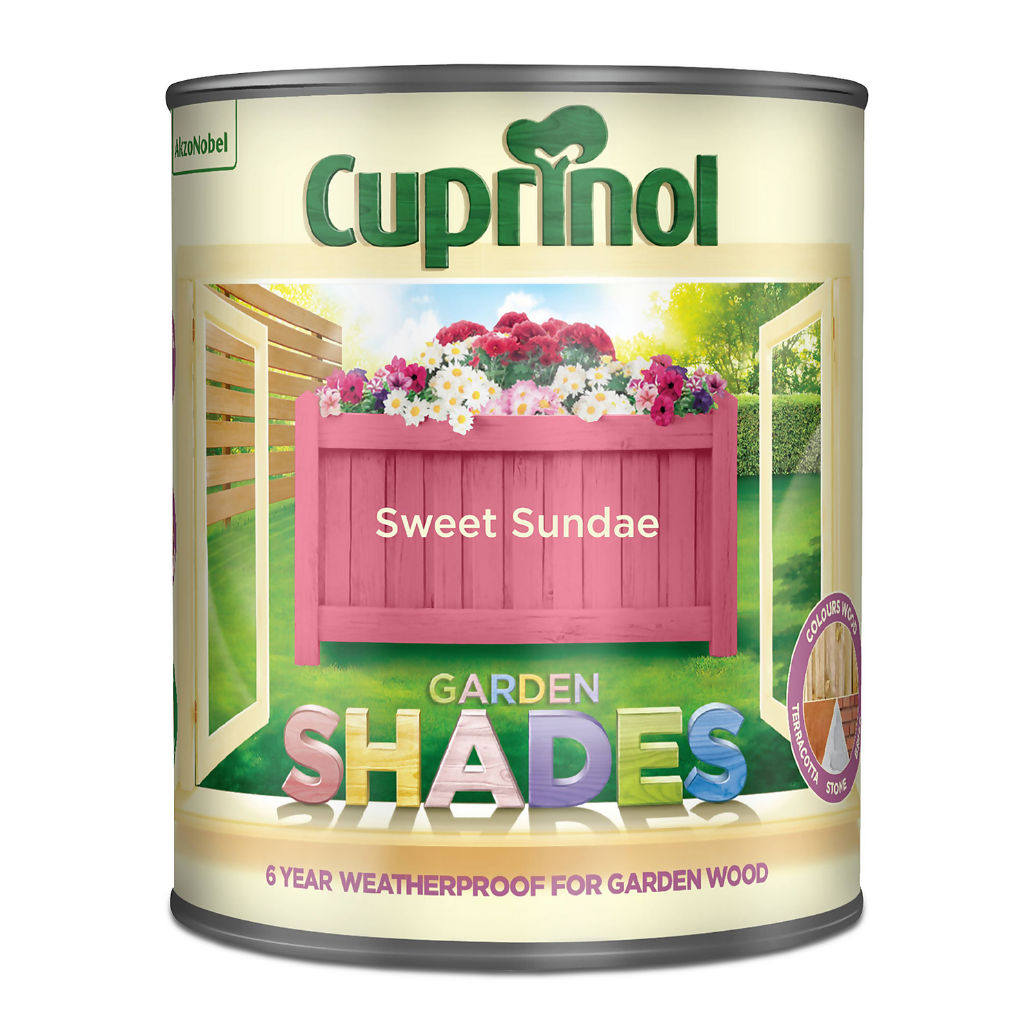 Cuprinol Garden Shades Sweet Sundae - 1L 5 Cuprinol Garden Shades Sweet Sundae - 1L - Image 3