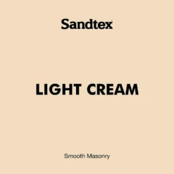Sandtex® Ultra Smooth Masonry Paint Light Cream - 5L -Wood Care Store 12807399 1074871315762586