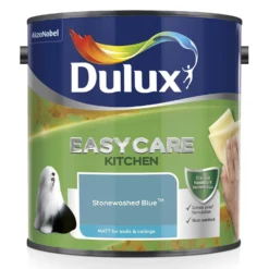 Dulux Easycare Kitchen Stonewashed Blue Matt Paint - 2.5L -Wood Care Store 12807913 3234833202158129