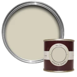Farrow & Ball Estate Matt Emulsion Paint Shadow White - Tester 100ml