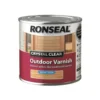 Ronseal Crystal Clear Outdoor Varnish Satin - 250ml 2 Ronseal Crystal Clear Outdoor Varnish Satin - 250ml -Wood Care Store 12809422 1624831918550502