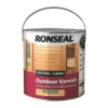 Ronseal Crystal Clear Outdoor Varnish Matt - 2.5L 1 Ronseal Crystal Clear Outdoor Varnish Matt - 2.5L -Wood Care Store 12809429 6114831919025837