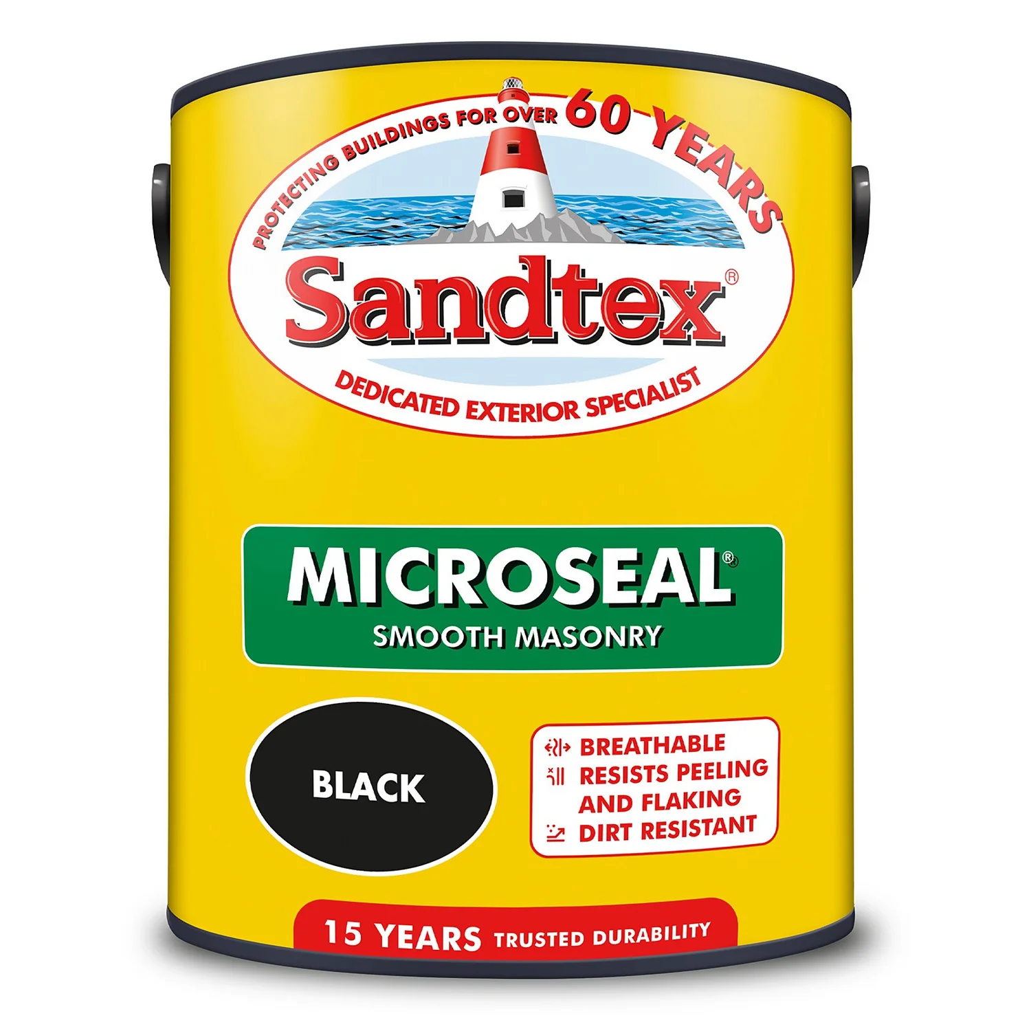 Sandtex® Ultra Smooth Masonry Paint Black - 5L 10 Sandtex® Ultra Smooth Masonry Paint Black - 5L - Image 8