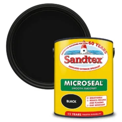 Sandtex® Ultra Smooth Masonry Paint Black - 5L