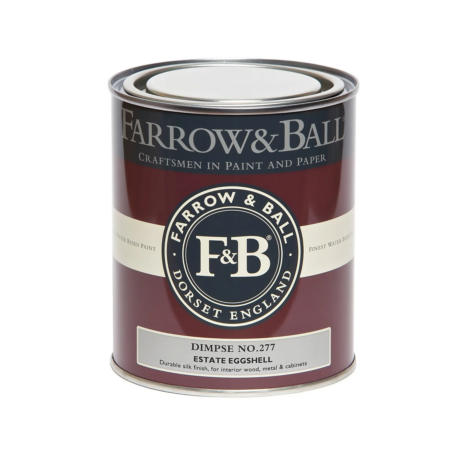 Farrow & Ball Estate Eggshell Paint Dimpse - 750ml 6 Farrow & Ball Estate Eggshell Paint Dimpse - 750ml - Image 4