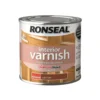 Ronseal Interior Varnish Gloss Dark Oak - 250ml -Wood Care Store 12811423 1584831968484434