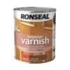 Ronseal Interior Varnish Gloss Dark Oak - 750ml -Wood Care Store 12811524 7024831955803386