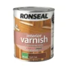 Ronseal Interior Varnish Matt Dark Oak - 750ml -Wood Care Store 12811595 4254831948852899