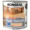 Ronseal Diamond Hard Floor Varnish Satin Clear- 2.5L -Wood Care Store 12811623 1534831918695183