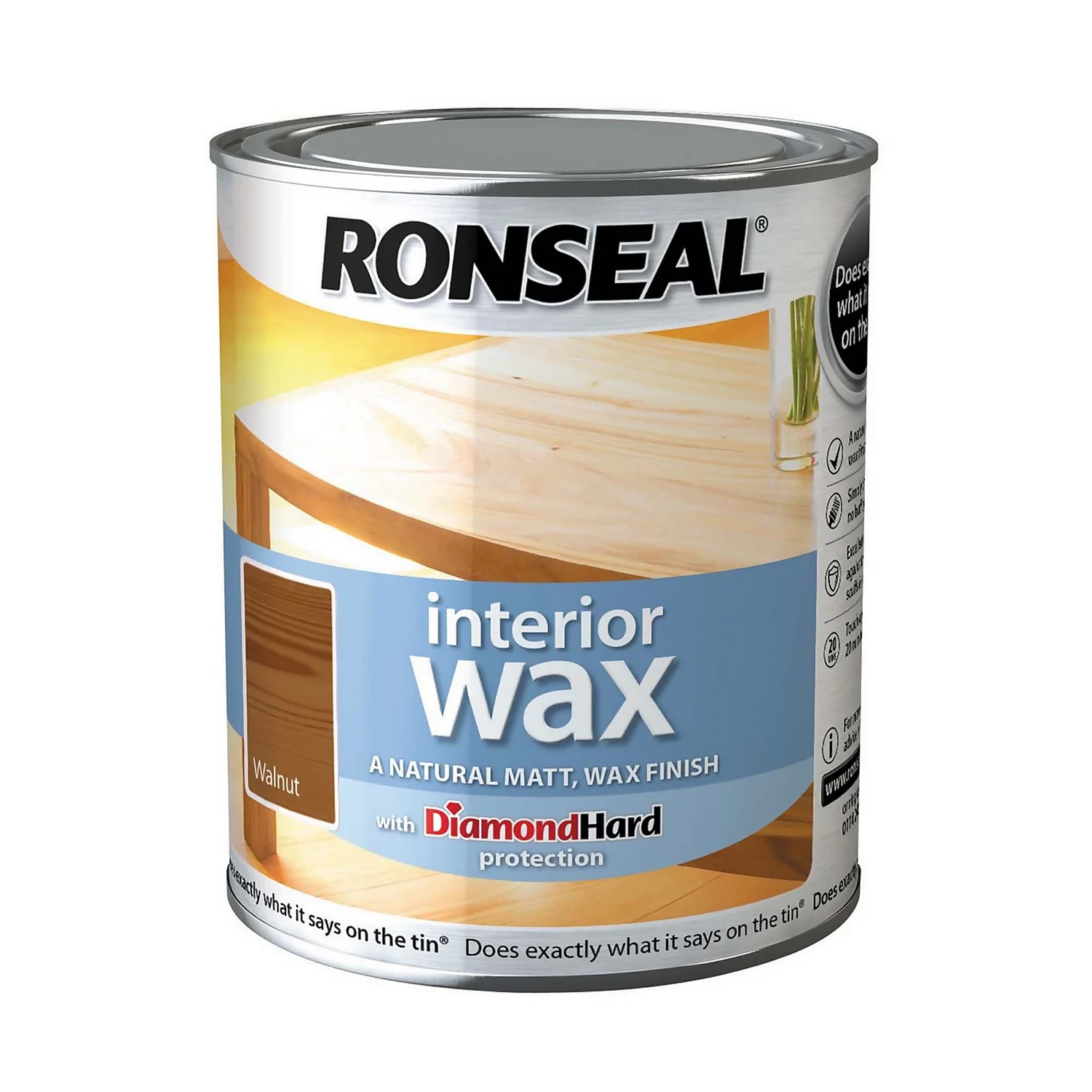 Ronseal Performance Wax - Walnut - 750ml 3 Ronseal Performance Wax - Walnut - 750ml