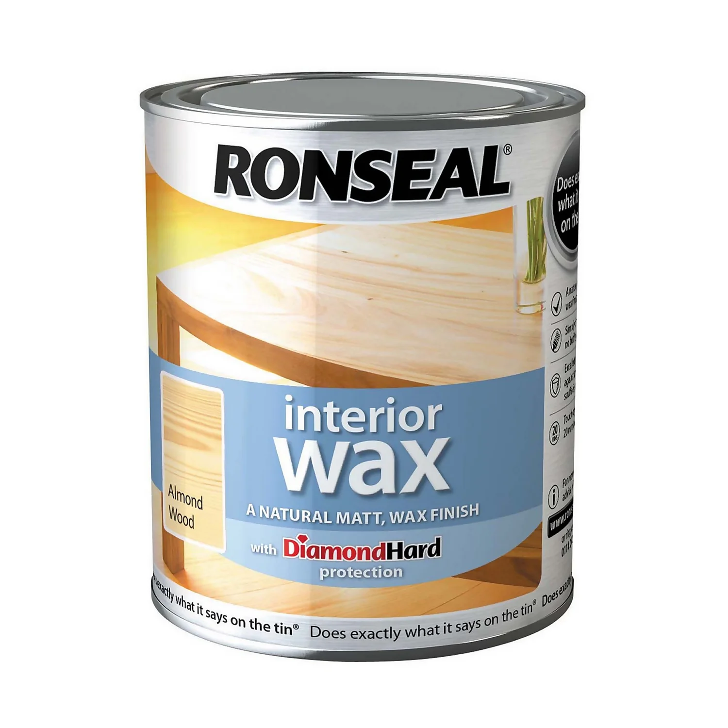 Ronseal Performance Wax - Almond Wood - 750ml 3 Ronseal Performance Wax - Almond Wood - 750ml