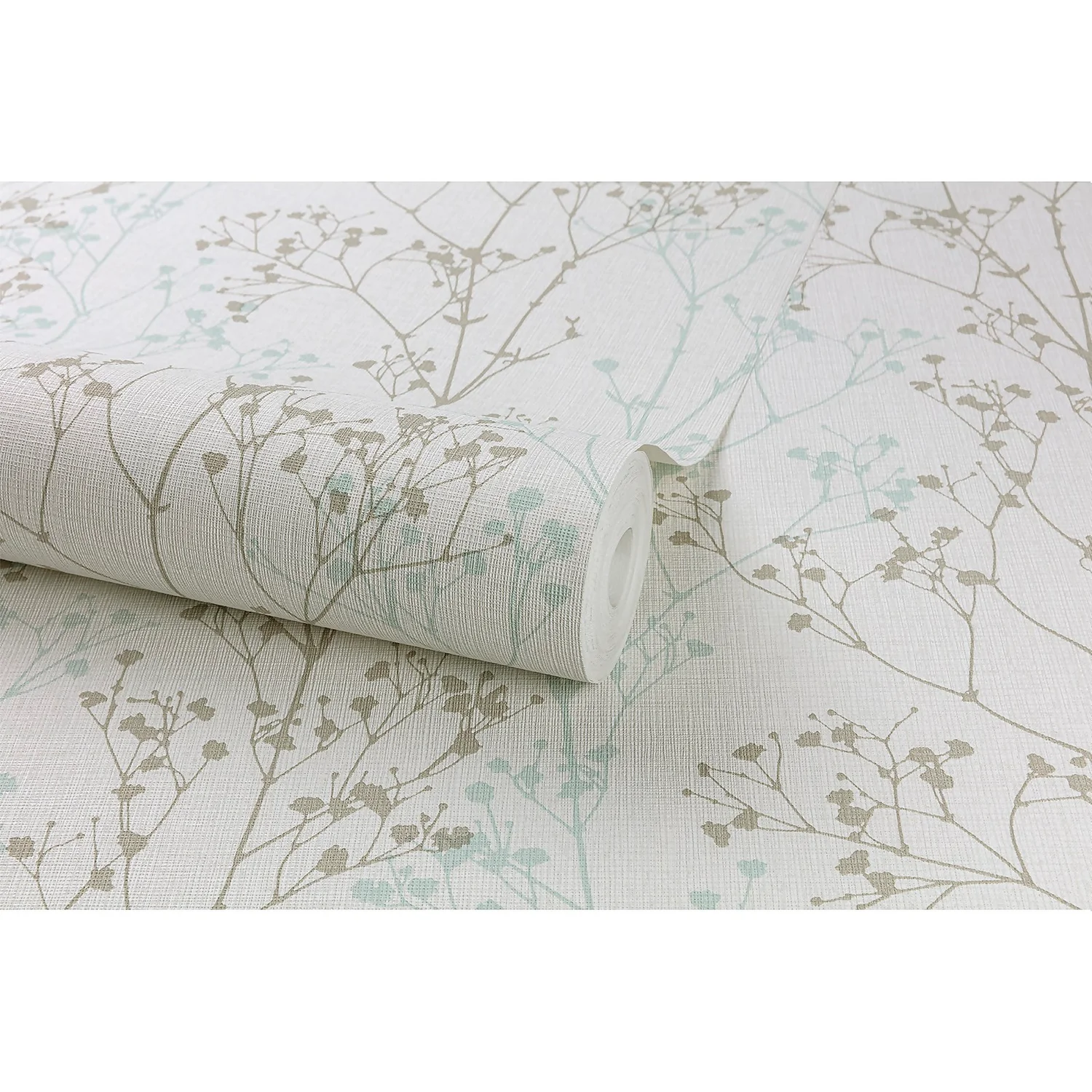 Grandeco Scandi Sprig Wallpaper - Grey & Teal 5 Grandeco Scandi Sprig Wallpaper - Grey & Teal - Image 3