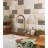 None Metro Cream Bevelled Ceramic Wall Tile 100 X 200mm -Wood Care Store 12813767 1164831968190491
