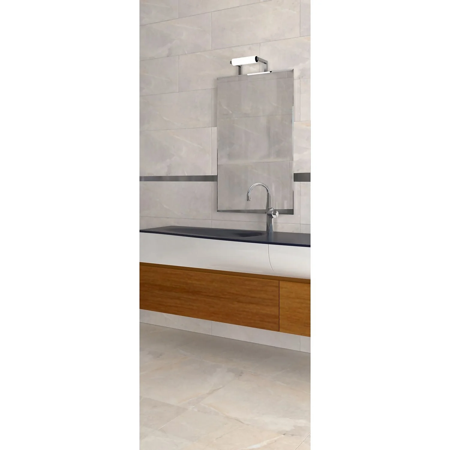 None Anais Bone Porcelain Wall & Floor Tile 300 X 600mm - 1.08sqm Pack 5 None Anais Bone Porcelain Wall & Floor Tile 300 X 600mm - 1.08sqm Pack - Image 3