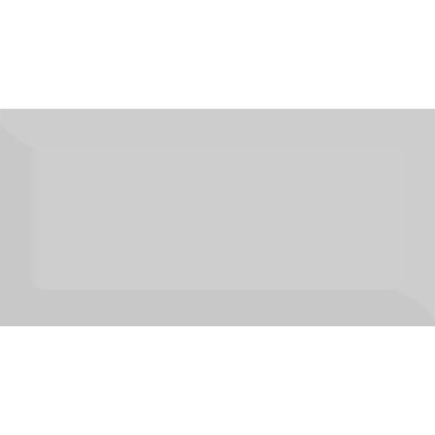 None Metro Mid Grey Bevelled Ceramic Wall Tile 100 X 200mm 4 None Metro Mid Grey Bevelled Ceramic Wall Tile 100 X 200mm - Image 2