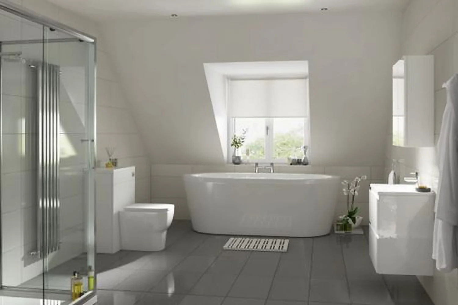 None Breeze Grey Porcelain Wall & Floor Tile 286 X 580mm 2 None Breeze Grey Porcelain Wall & Floor Tile 286 X 580mm