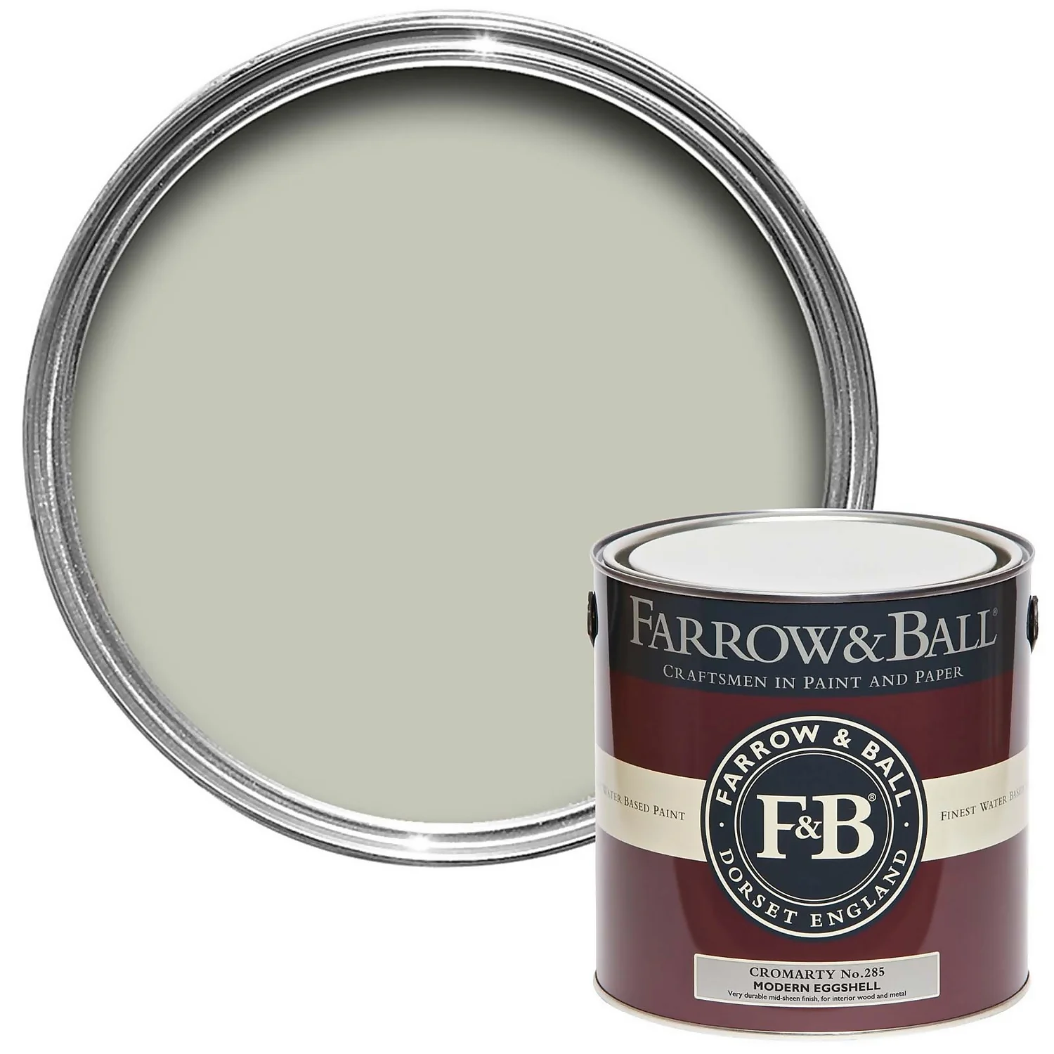 Farrow & Ball Modern Eggshell Paint Cromarty - 2.5L 3 Farrow & Ball Modern Eggshell Paint Cromarty - 2.5L