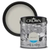 Crown Walls & Ceilings Matt Emulsion Grey Putty - 2.5L -Wood Care Store 12819237 1064970066536185