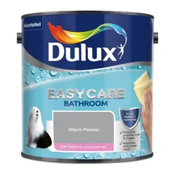 Dulux Easycare Bathroom Warm Pewter Soft Sheen Paint - 2.5L 12 Dulux Easycare Bathroom Warm Pewter Soft Sheen Paint - 2.5L -Wood Care Store 12819359 1224833220180026