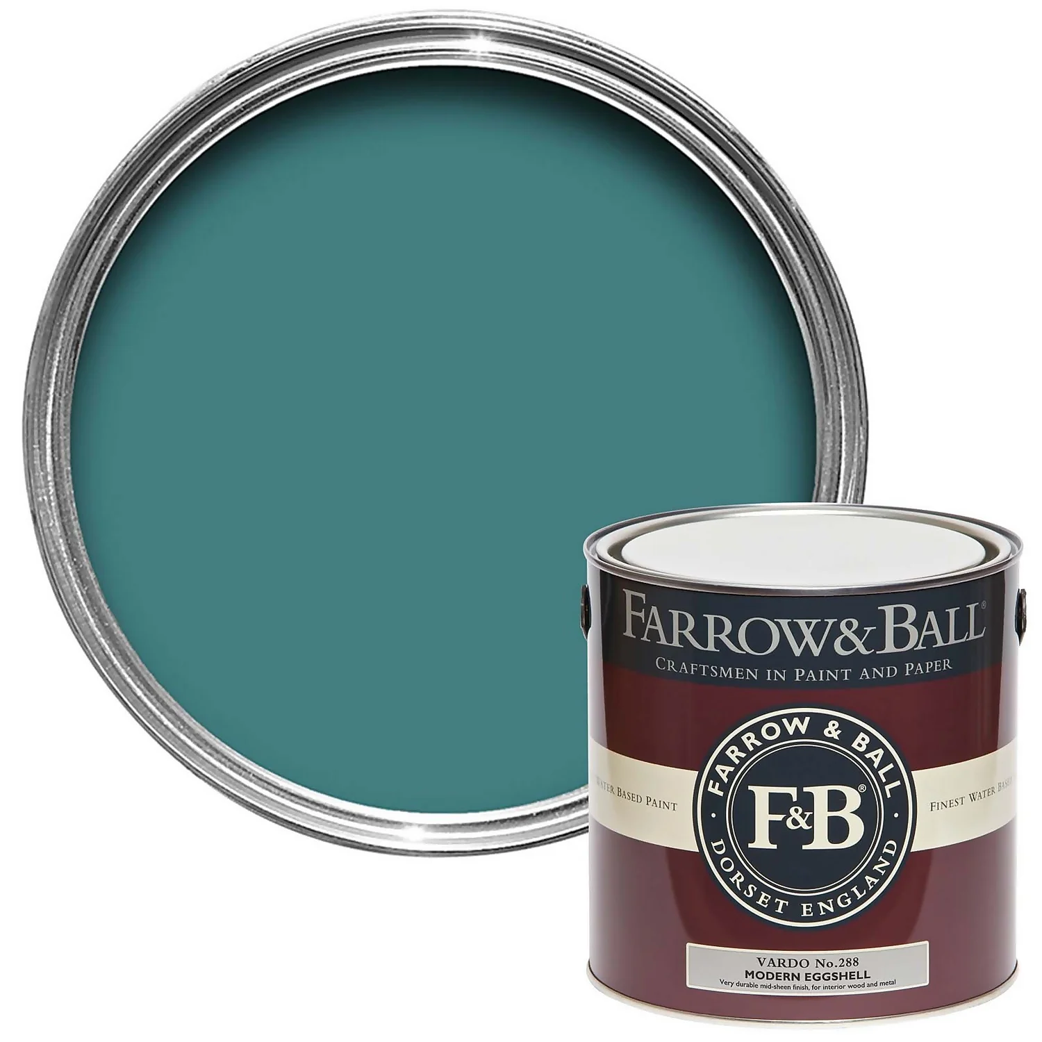 Farrow & Ball Modern Eggshell Paint Vardo - 2.5L 3 Farrow & Ball Modern Eggshell Paint Vardo - 2.5L