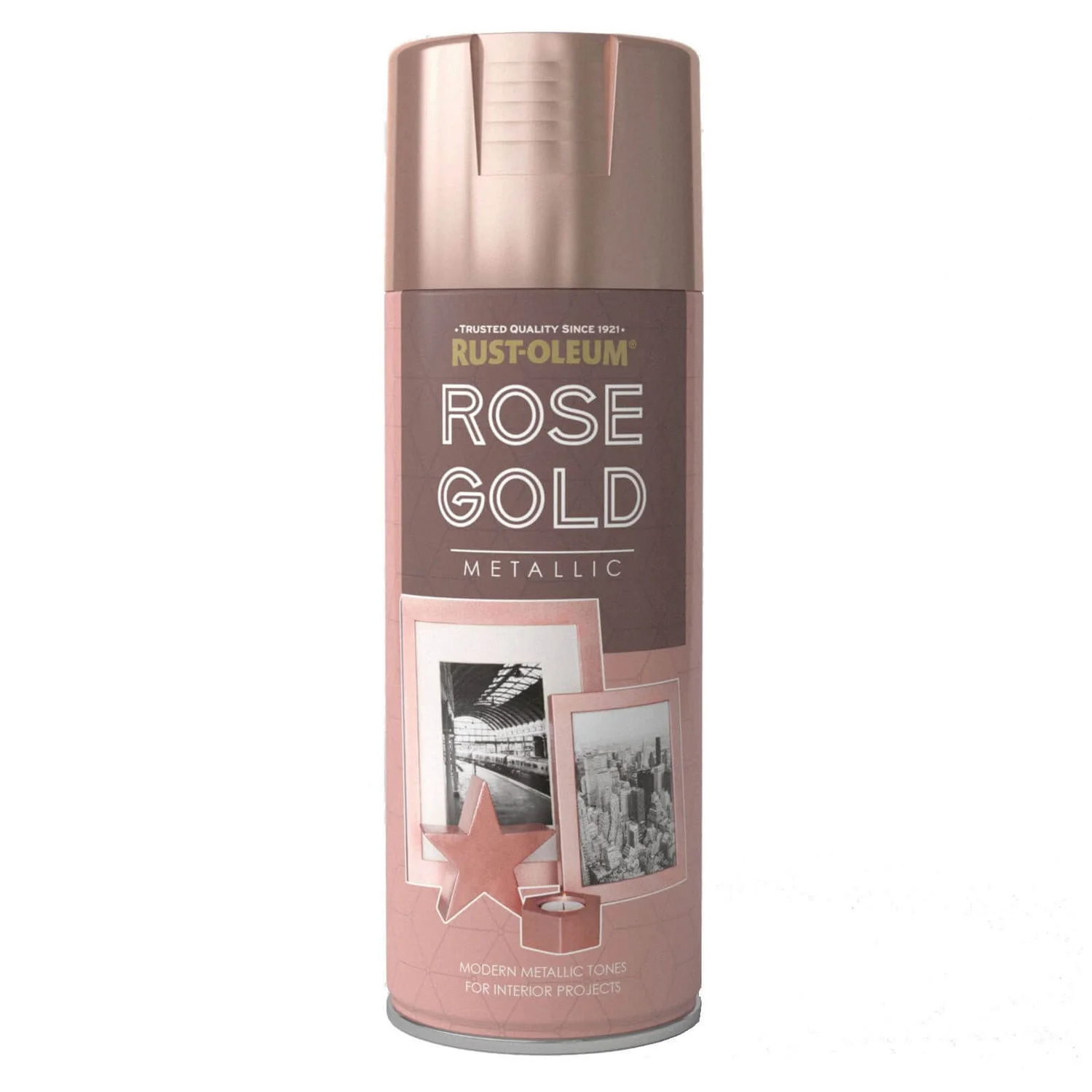 Rust-Oleum Spray Paint Metallic Rose Gold - 400ml 3 Rust-Oleum Spray Paint Metallic Rose Gold - 400ml