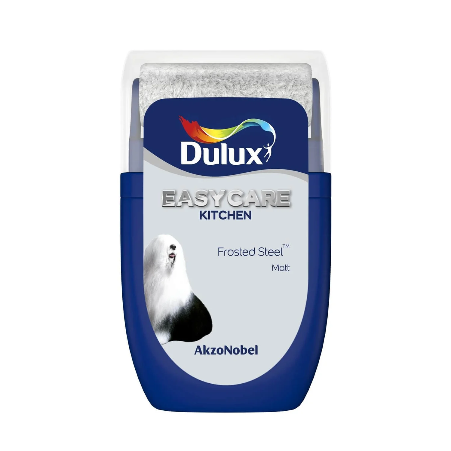 Dulux Easycare Kitchen Frosted Steel Tester Paint - 30ml 3 Dulux Easycare Kitchen Frosted Steel Tester Paint - 30ml