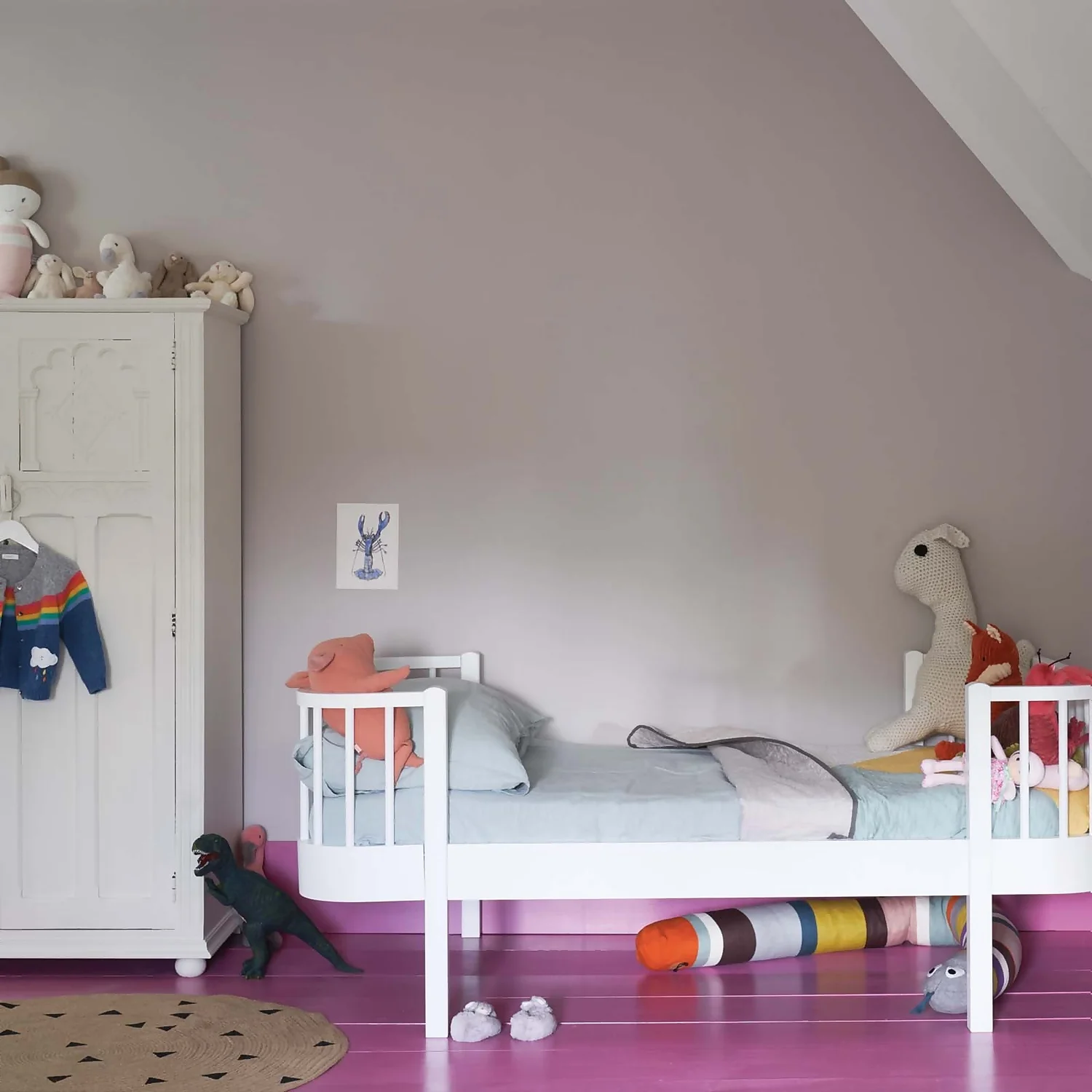 Farrow & Ball Modern Eggshell Paint Peignoir - 750ml 4 Farrow & Ball Modern Eggshell Paint Peignoir - 750ml - Image 2