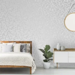 Superfresco Milan Scroll Silver Wallpaper -Wood Care Store 12829500 1254833172552680