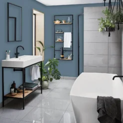 Homebase Bathroom Mid Sheen Paint - Aegean 2.5L 7 Homebase Bathroom Mid Sheen Paint - Aegean 2.5L -Wood Care Store 12832533 1274833204945945