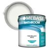 Homebase Bathroom Mid Sheen Paint - Pure Brilliant White 2.5L 1 Homebase Bathroom Mid Sheen Paint - Pure Brilliant White 2.5L -Wood Care Store 12833776 9994831918039839