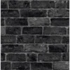 Fresco House Brick Black Wallpaper -Wood Care Store 12835581 1554831604517252