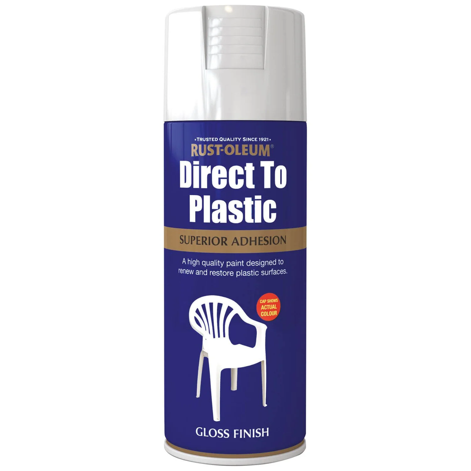 Rust-Oleum Direct To Plastic Spray Paint - 400ml 3 Rust-Oleum Direct To Plastic Spray Paint - 400ml