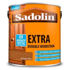 Sadolin Extra Durable Woodstain Antique Pine - 2.5L -Wood Care Store 12836273 1434951407113091