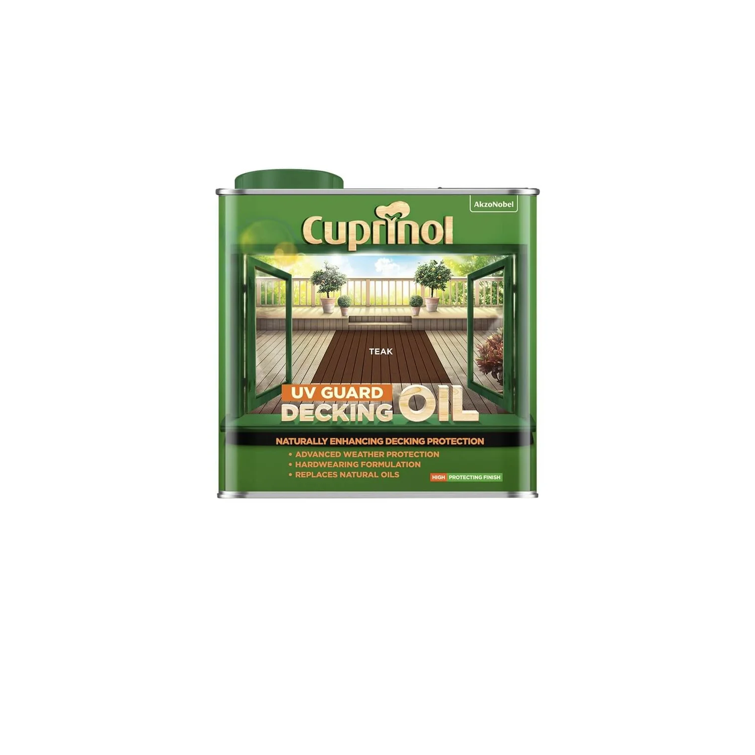 Cuprinol UV Guard Decking Oil - Teak - 2.5L 3 Cuprinol UV Guard Decking Oil - Teak - 2.5L