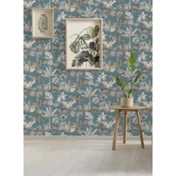 Grandeco Leopard Teal Paste The Wall Wallpaper 6 Grandeco Leopard Teal Paste The Wall Wallpaper -Wood Care Store 12837441 1904833215518149
