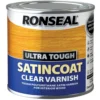 Ronseal UltraTough Satin Coat Clear Varnish - 250ml 1 Ronseal UltraTough Satin Coat Clear Varnish - 250ml -Wood Care Store 12837594 2014847479665480