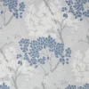 Fresco Lykke Tree Smooth Wallpaper - Navy -Wood Care Store 12840657 3314831957670754