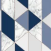 Sublime Marble Geo Navy Wallpaper -Wood Care Store 12840783 1684831967783055
