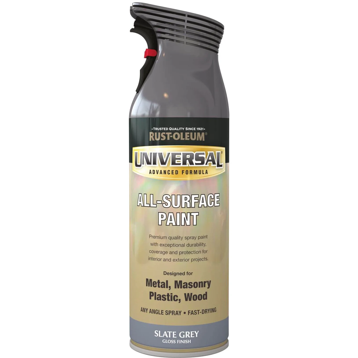 Rust-Oleum Universal Gloss Spray Paint - Slate Grey - 400ml 3 Rust-Oleum Universal Gloss Spray Paint - Slate Grey - 400ml