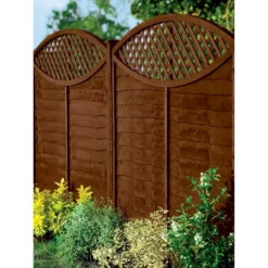 Ronseal One Coat Fence Life Paint Dark Oak - 5L -Wood Care Store 12841320 5894942087099320
