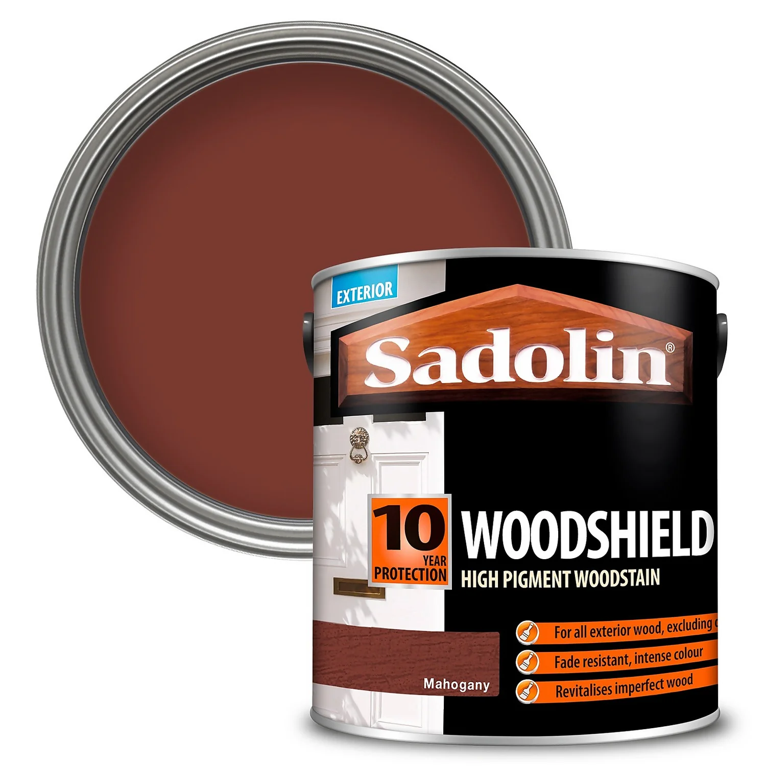 Sadolin Woodshield Woodstain Mahogany - 2.5L 3 Sadolin Woodshield Woodstain Mahogany - 2.5L