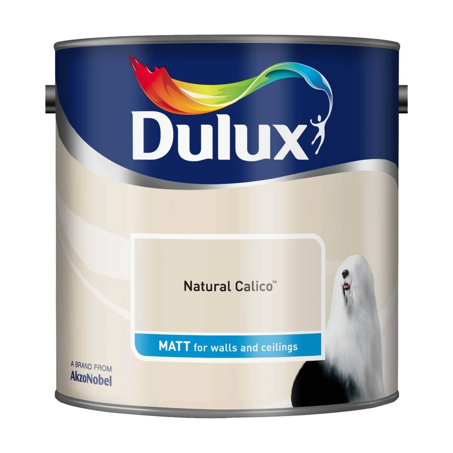 Dulux Matt Emulsion Paint Calico - 2.5L 4 Dulux Matt Emulsion Paint Calico - 2.5L - Image 2
