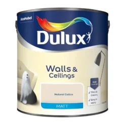 Dulux Matt Emulsion Paint Calico - 2.5L 12 Dulux Matt Emulsion Paint Calico - 2.5L -Wood Care Store 12841935 9234833203684358