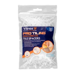 Vitrex Tiling Long Leg Spacers 2mm X250 -Wood Care Store 12842075 9904833217494993
